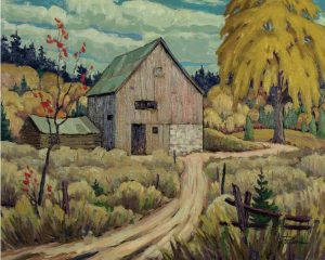 William Parsons: OCTOBER BARNS, PAKENHAM, ONT