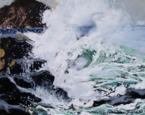 Horace Champagne: SUN AND SPRAY (TILTING, NEWFOUNDLAND)