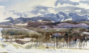 Brent R. Laycock: PURPLE FOOTHILLS