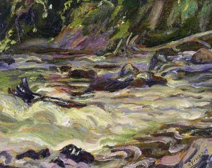 Alexander Young Jackson: RAPIDS ON MAGPIE RIVER (WAWA)