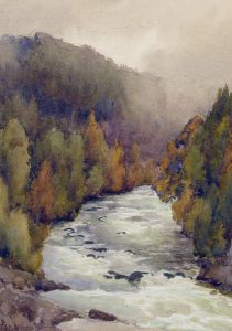 Frederick Henry Brigden: UNTITLED (RUSHING WATERS)
