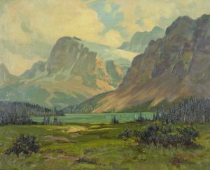 Roland Gissing: CROWFOOT LAKE & BOW GLACIER