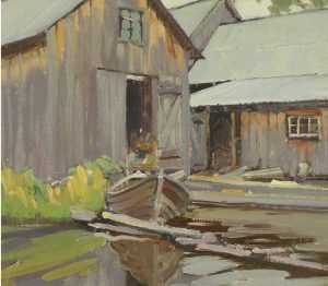 Sylvia Hahn: UNTITLED (BOATHOUSES)