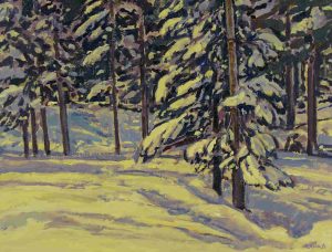 William (Bill) Duma: SNOW LADENED TREES