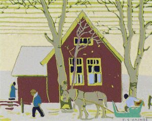 Frederick Stanley Haines: ONTARIO FARMOUSE