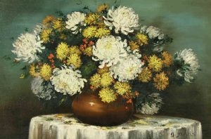 Georgia Jarvis: UNTITLED (VASE WITH FLOWERS)