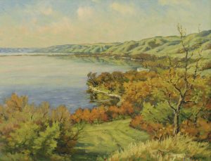 Ernest Luthi: SEPTEMBER MORNING ON ECHO LAKE NEAR NORTH CAMP