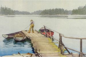 Walter Joseph Phillips: SHARP’S DOCK, PENDER HARBOUR