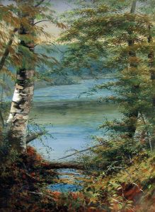 Marmaduke Matthews: UNTITLED (TREES AT THE WATER’S EDGE)