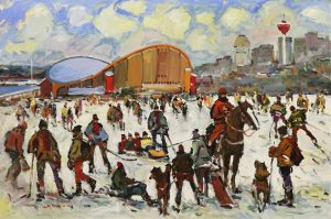 Serge Brunoni: CALGARY DEVANT LE SADDLEDOME