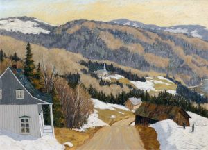 Horace Champagne: ST IRENEE IN SPRING, QUEBEC