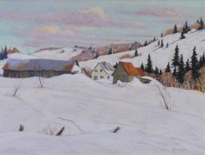 Horace Champagne: ORANGE ROOFTOP & DEEP, DEEP SNOW (LES EBOULEMENTS, P.Q.)
