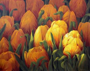 Page Ough: YELLOW TULIPS I