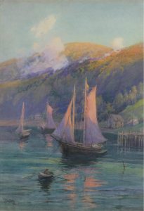 Robert Ford Gagen: EVENING VIEW NORTHWARD, BAY OF FUNDY