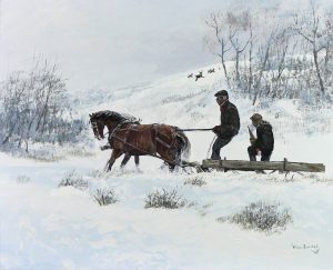 Michael Lonechild: THAT TIME WE HUNTED BY SLED