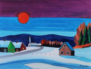 Claude Picher: COUCHER DE SOLEIL DANS LA MATAPEDIA
