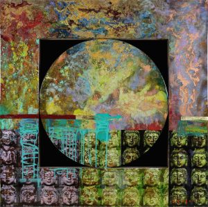 James Jensen: ABSTRACT COMPOSITION WITH BUDDHAS