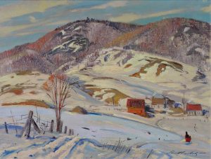 George Lorne Holland Bouchard: AFTERNOON, EARLY SPRING, HUBERDEAU, P. QUE
