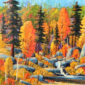 Rod Charlesworth: AUTUMN ASPENS AND EVERGREENS
