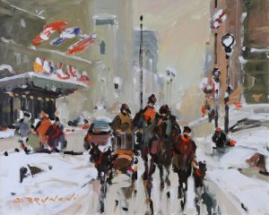 Serge Brunoni: PASSANTS, RUE SHERBROOKE