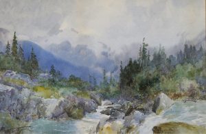 Frederic Marlett Bell-Smith: RAINY DAY IN THE SELKIRKS