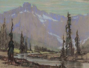 Alfred Crocker Leighton: THE TRAIL – FLOE LAKE