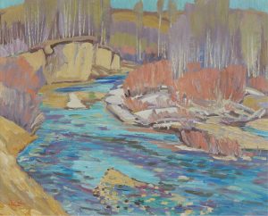 Illingworth Holey (Buck) Kerr: CREEK WEST OF MILLARVILLE, SPRING