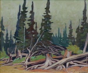 Alfred Joseph Casson: BEACH – LAKE OF TWO RIVERS, ALGONQUIN PARK, ONT