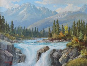 Duncan Mackinnon Crockford: BOWFORT CREEK & SADDLEBACK RANGE, ALTA