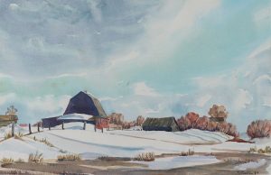 Margaret Dorothy Shelton: BARN NEAR CHEADLE