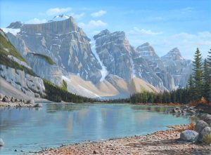 Neil Hulley: MORAINE LAKE #18