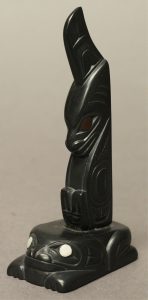 Glen Pollard: KILLER WHALE & FROG TOTEM  |  FROG AND HUMAN PIPE