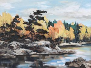 Georgia Jarvis: AUTUMN RIVERBANK
