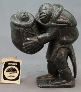 Levi Qumaluk: MOTHER HOLDING CHILD