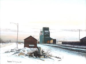 Matthew Wong: GRAIN ELEVATORS AT MIDNAPORE