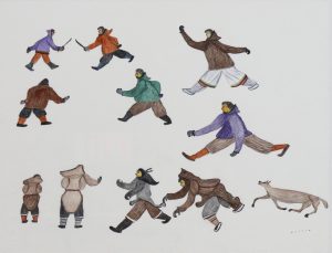 Ooshoochiak (Oshutsiak) Pudlat: INUIT FIGURES