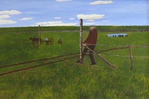 Allen Sapp: FIXING THE FENCE