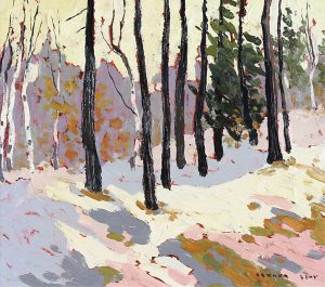 Arthur George Lloy: SNOW IN THE WOODS