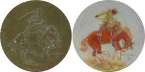 Charles A. (Charlie) Beil: BUCKING BRONCO (PLAQUES)