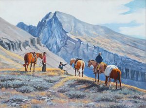 Malcolm James (Mac) MacKenzie: RIDERS ON A MOUNTAIN PASS
