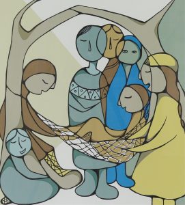 Daphne Odjig: LITTLE MOTHERS