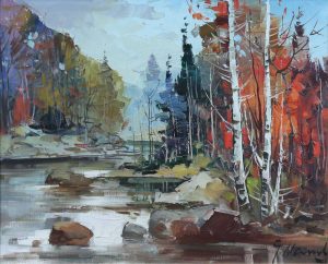 Geza (Gordon) Marich: ROCKY STREAM IN AUTUMN