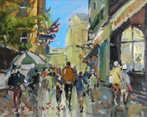Serge Brunoni: BUSTLING CITY STREET