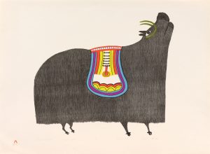 Pudlo Pudlat: SADDLED MUSKOX