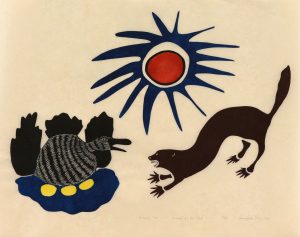 Agnes Nanogak Goose: WEASEL AT THE NEST