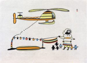 Pudlo Pudlat: QULAGULI (HELICOPTER)