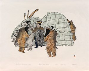 Napachie Pootoogook: THE FIRST POLICEMAN I SAW