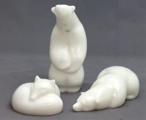 Ken Q. Li (3): POLAR BEAR (STANDING)  |  POLAR BEAR (LAYING DOWN)  |  WHITE FOX