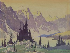 Barbara Harvey Leighton: MORAINE LAKE