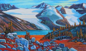 Nicholas Johannes Bott: MYSTERY GLACIER, NEAR PEMBERTON, BC